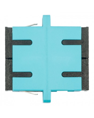 Адаптер оптический проходной SC-SC, OM3, дуплекс (duplex), бирюзовый Datarex DR-541023 в Назрани Коммутационные изделия Pintop.ru