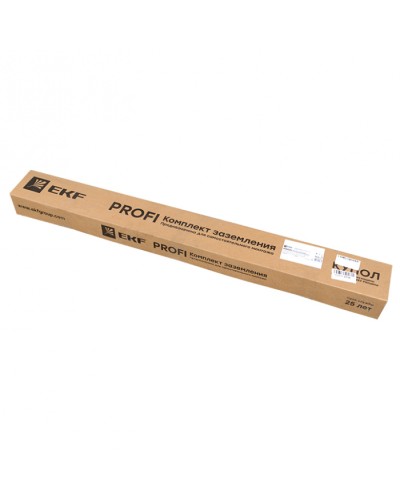 Комплект заземления с заострением 3х3м PROFI, HZ EKF PROxima (gc-21301-profi) в Назрани Электротехническое оборудование Pintop.ru