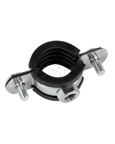 Хомут стальной 1/2 (20-24 мм), с уплотнителем EKF (hsu1012) в Назрани Стяжки-хомуты Pintop.ru