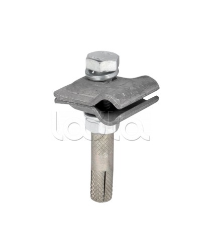 Зажим прута унив. малый 51510 HZ (30x30мм) с анкером EKF PROxima (lp-51511) в Назрани Крепежные изделия Pintop.ru