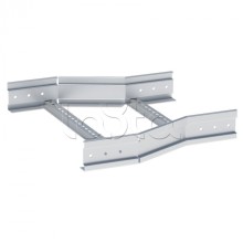 Переходник по ширине центральный лестничный усиленный 100х700х500 мм (2 мм) HDZ EKF (wcltp100x700x500-2-HDZ)