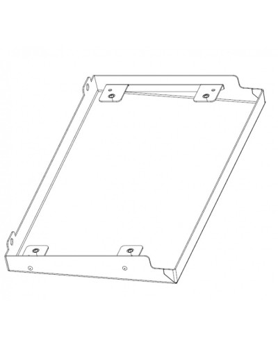 Крыша дождевая для шкафов серии EMW (Ш600 × Г250) Elbox (EMW-RR-600.250) в Назрани Аксессуары для стоек и шкафов Pintop.ru