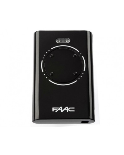 Брелок-передатчик 4-канальный Faac 7870101 (черный) в Назрани Устройства радиоуправления для шлагбаумов и автоматики Pintop.ru