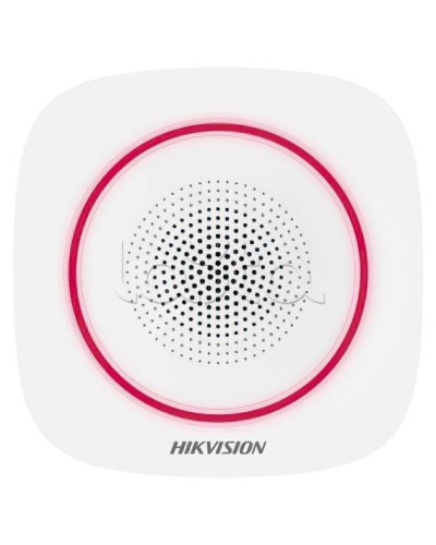 Беспроводной внутренний SIP-оповещатель Hikvision AX PRO DS-PS1-II-WE(RU) (Red Indicator) в Назрани Оповещатели Pintop.ru