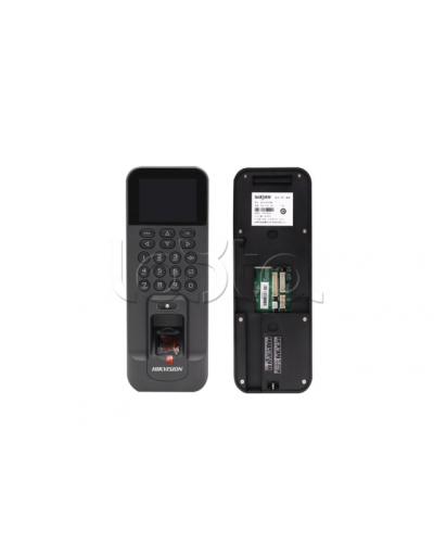 Терминал доступа со встроенным считывателем отпечатков пальцев Hikvision DS-K1T804BF в Назрани Считыватели Pintop.ru