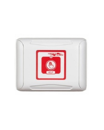 Влагозащищенная радиокнопка вызова Hostcall MP-411W2 в Назрани Система оповещения и трансляции Hostcall Pintop.ru