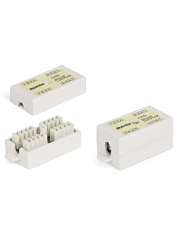 Адаптер проходной (coupler), Dual IDC, категория 5e, 4 пары Hyperline CA-IDC-C5E-WH в Назрани Проходные адаптеры Pintop.ru
