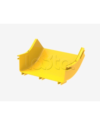 Вертикальный угол 45° внутренний (вверх) для оптического лотка 360мм Hyperline (FBTR-360-IRS45) в Назрани Аксессуары для лотков Pintop.ru