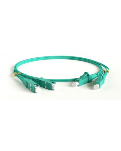 Патч-корд волоконно-оптический Hyperline FC-D2-503-SC/PR-SC/PR-H-10M-LSZH-AQ в Назрани Патч-корды оптические Pintop.ru