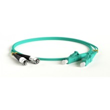 Патч-корд волоконно-оптический Hyperline FC-D2-503-SC/PR-ST/PR-H-5M-LSZH-AQ