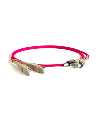 Патч-корд волоконно-оптический Hyperline FC-D2-504-SC/PR-ST/PR-H-20M-LSZH-MG в Назрани Патч-корды оптические Pintop.ru