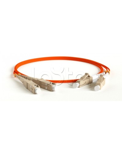 Патч-корд волоконно-оптический Hyperline FC-D2-62-LC/PR-SC/PR-H-3M-LSZH-OR в Назрани Патч-корды оптические Pintop.ru