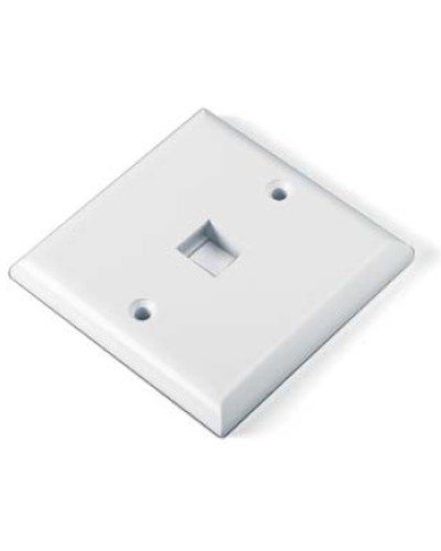 Панель лицевая для 1 вставки Hyperline FP-E-1-WH в Назрани Аксессуары для кабель-канала Pintop.ru