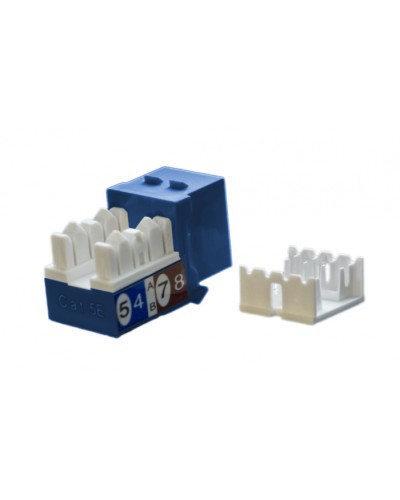 Вставка Hyperline (KJ9-8P8C-C5e-90-BL) в Назрани Коннекторы Pintop.ru