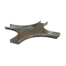 Ответвитель X-образный горизонтальный плавный Hyperline RST-CXS-100-50-0,8-R100-SZ