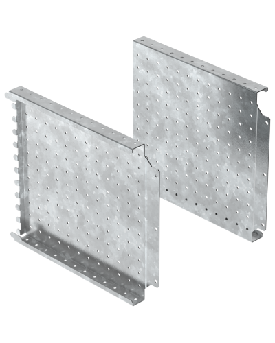 FORMAT Панель монтажная боковая перфорированная 300х400мм (2шт/упак) IEK (FO-00-MPSP-030-040) в Назрани Аксессуары для стоек и шкафов Pintop.ru