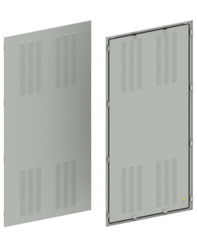FORMAT Панель задняя вентилируемая 2000х1000мм IEK (FO-00-PBV-200-100) в Назрани Аксессуары для стоек и шкафов Pintop.ru