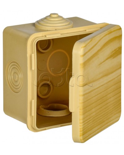 Коробка расп. КМ для о/п D=85х40мм IP54 4 вв. сосна IEK (UKO21-085-040-000-K34-54) в Назрани Распределительные коробки Pintop.ru