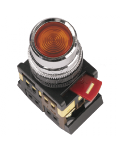 Кнопка ABLF-22 красный d22мм неон/240В 1з+1р IEK BBT10-ABLF-K04 в Назрани Кнопки выхода Pintop.ru