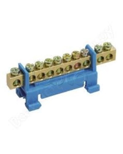 Шина нулевая с DIN-изолятором типа «Стойка» ШНИ-6х9-14-С-С IEK YNN10-69-14P-K07 в Назрани Клеммные колодки Pintop.ru