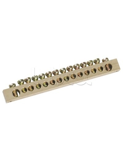 Шина нулевая 8x12 8/2 IEK YNN21-08-100 в Назрани Клеммные колодки Pintop.ru