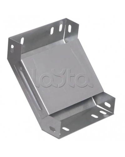 ESCA Поворот верт. внутр. 90град 100х400мм HDZ IEK (CLP1V-100-400-M-HDZ) в Назрани Аксессуары для лотков Pintop.ru