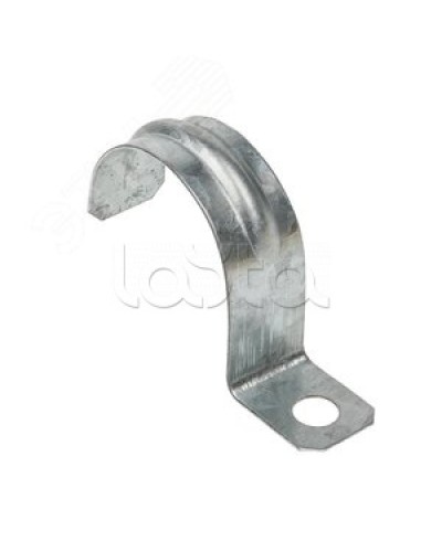 Скоба металлическая однолапковая d38-40мм IEK (50 шт/упак.) (CMAT10-38-100) в Назрани Держатели, клипсы, скобы Pintop.ru