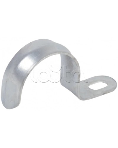 Скоба металл.однолапковая d48-50мм IEK (CMAT10-48-050) в Назрани Держатели, клипсы, скобы Pintop.ru