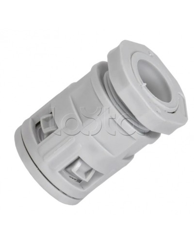 ELASTA Муфта вводная для гофрированных труб MVN16 IP40 IEK (ET-TA00D-MVN-016-K41-050) в Назрани Повороты, муфты, тройники Pintop.ru