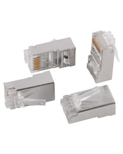 Разъём RJ-45 FTP для кабеля кат.5e IEK ITK CS3-1C5EF в Назрани Коннекторы и разъемы Pintop.ru