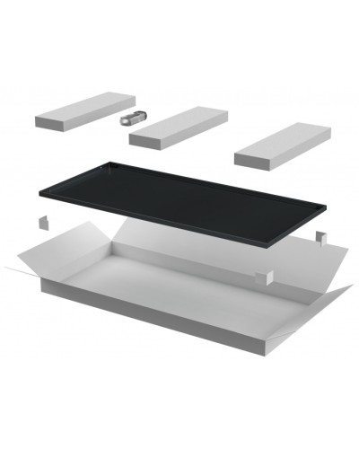 ITK LINEA N Дверь металлическая 600мм шкафа 47U чер. (LN05-47U6X-DM) в Назрани Аксессуары для стоек и шкафов Pintop.ru