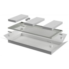 ITK LINEA N Дверь перфорированная 600мм шкафа 42U сер. (LN35-42U6X-DP)