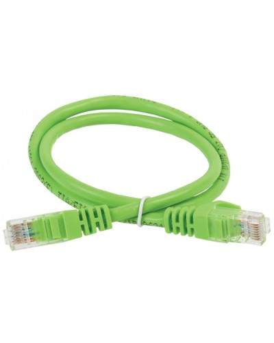 ITK Коммутационный шнур (патч-корд), кат.5Е UTP, 2м, зеленый (PC02-C5EU-2M) в Назрани Патч-корды и пигтейлы Pintop.ru