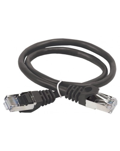 ITK Коммутационный шнур (патч-корд), кат.5Е FTP, 1м, черный (PC09-C5EF-1M) в Назрани Патч-корды и пигтейлы Pintop.ru