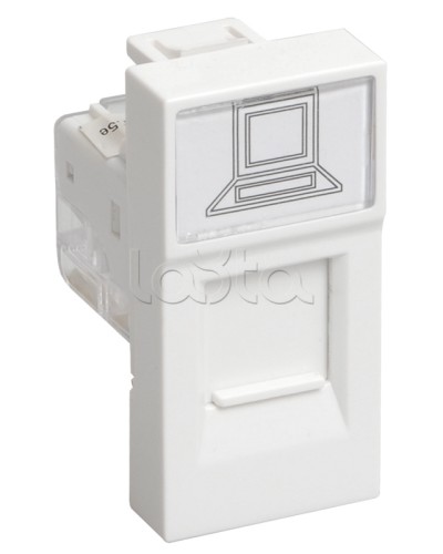 РКФ-10-00-П Розетка телефонная RJ-11 кат.3 (на 1 модуль) ПРАЙМЕР белая IEK (CKK-40D-RT1-K01) в Назрани Аксессуары для кабель-канала Pintop.ru