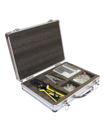 Набор инструментов для изготовления и тестирования патч-кордов LANMASTER LAN-NT-TK/PATCH-TST в Назрани Аксессуары для стоек и шкафов Pintop.ru