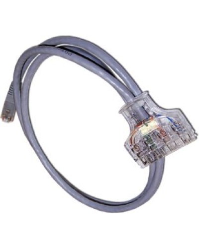 Патч-корд 110 тип - RJ45, 4 пары, UTP, категория 6, 1.5 м LANMASTER LAN-45-P4-1.5/6 в Назрани Патч-корды и пигтейлы Pintop.ru