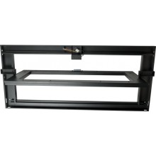 Крыша секции коридора 1200 мм для шкафов LANMASTER DCS шириной 600 мм, откидывающаяся, с ЭМ замком LANMASTER LAN-DC-RFP-12x6-OP