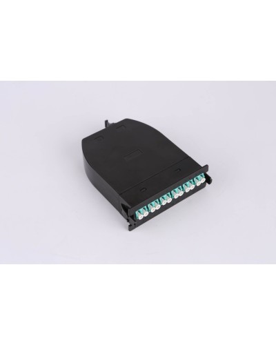 MPO кассета OS2, 12xLC, тип B, низкие потери, черная LANMASTER LAN-MCSB-1M-12LC/OS2 в Назрани Коннекторы Pintop.ru