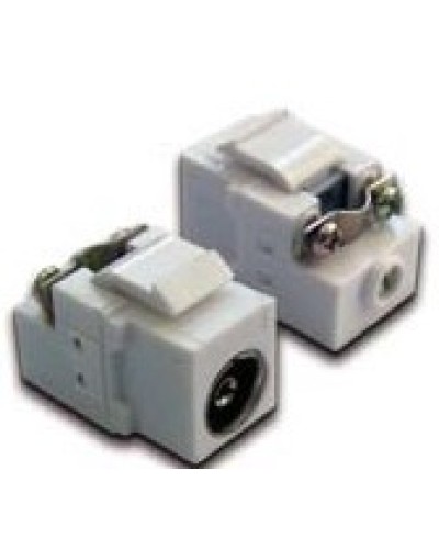 Вставка Keystone TV-розетка, винтовое соединение, белая LANMASTER LAN-OK-TV/S-WH в Назрани Коннекторы Pintop.ru