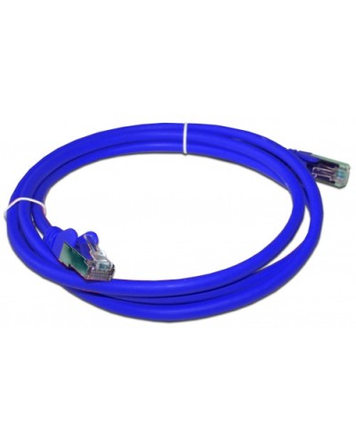 Патч-корд RJ45 - RJ45, 4 пары, FTP, категория 6A, 3 м, синий, LSZH LANMASTER LAN-PC45/S6A-3.0-BL в Назрани Патч-корды и пигтейлы Pintop.ru