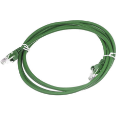 Патч-корд RJ45 - RJ45, 4 пары, UTP, категория 5е, 1 м, зеленый, LSZH LANMASTER LAN-PC45/U5E-1.0-GN