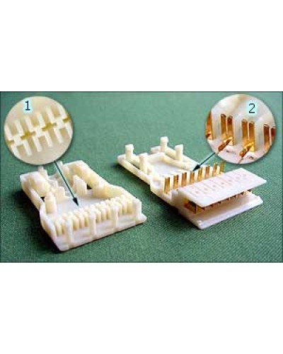 Вилка 4 пары 110 типа LANMASTER LAN-S110P4 в Назрани Коннекторы Pintop.ru