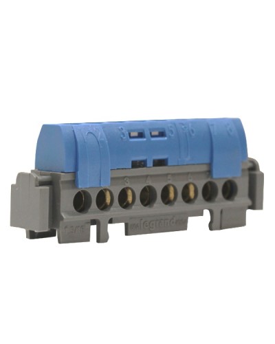 Клеммная колодка IP 2X нейтраль синяя Legrand 004842 в Назрани Клеммные колодки Pintop.ru