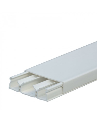 Мини-плинтус DLPlus 60x16 - 3 секции - длина 2,10 м - белый Legrand 030026 в Назрани Кабель-канал Pintop.ru
