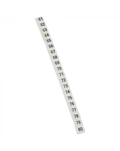 Маркер CAB3 цифры 61-80 Legrand 038153 в Назрани Аксессуары для кабель-канала Pintop.ru