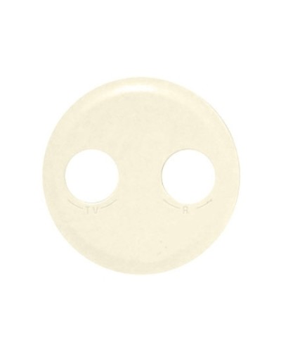 Лицевая панель для розетки TV/FM слоновая кость Celiane Legrand 066232 в Назрани Аксессуары для кабель-канала Pintop.ru