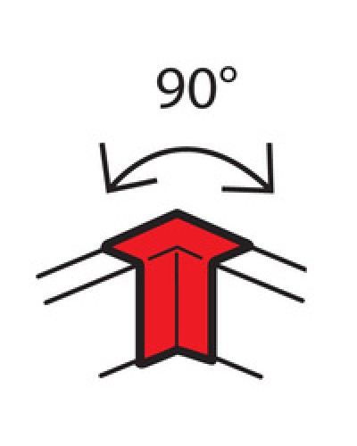 Угол внутренний для кабель-канала METRA 100x50 Legrand (638011) в Назрани Аксессуары для кабель-канала Pintop.ru