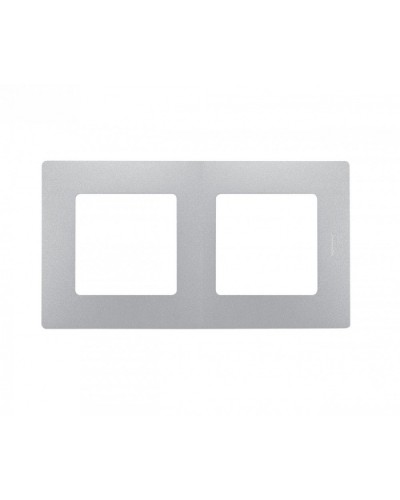 Рамка 2 поста Etika алюминий Legrand 672552 в Назрани Аксессуары для кабель-канала Pintop.ru