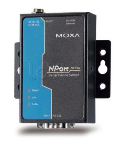 Сервер 1-портовый RS-232 в Ethernet Moxa NPort 5110A-T в Назрани Дополнительное оборудование для ОПС Pintop.ru
